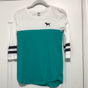 PINK 3/4 length t-shirt